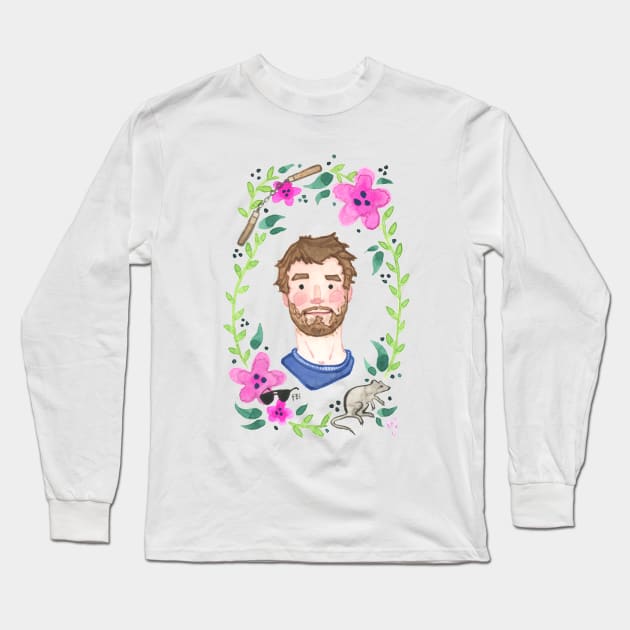 Andy Dwyer Long Sleeve T-Shirt by RachelMSilva